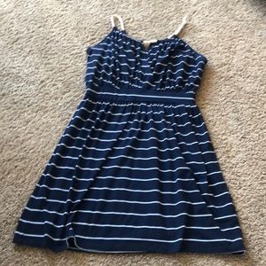 Blue stripe dress